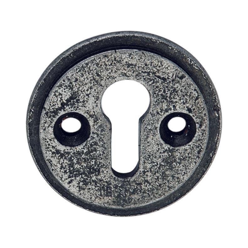 Round EscutcheonPewter-Pewter Escutcheons & Thumbturns-Yester Home