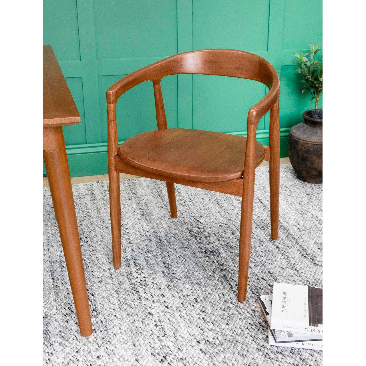 Rowley Dining Chair | Mahogany - Dining Chairs & Benches - Garden Trading - Yester Home