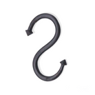 S- Hook Large Matt Black-Ferro Handforged Collection-Yester Home