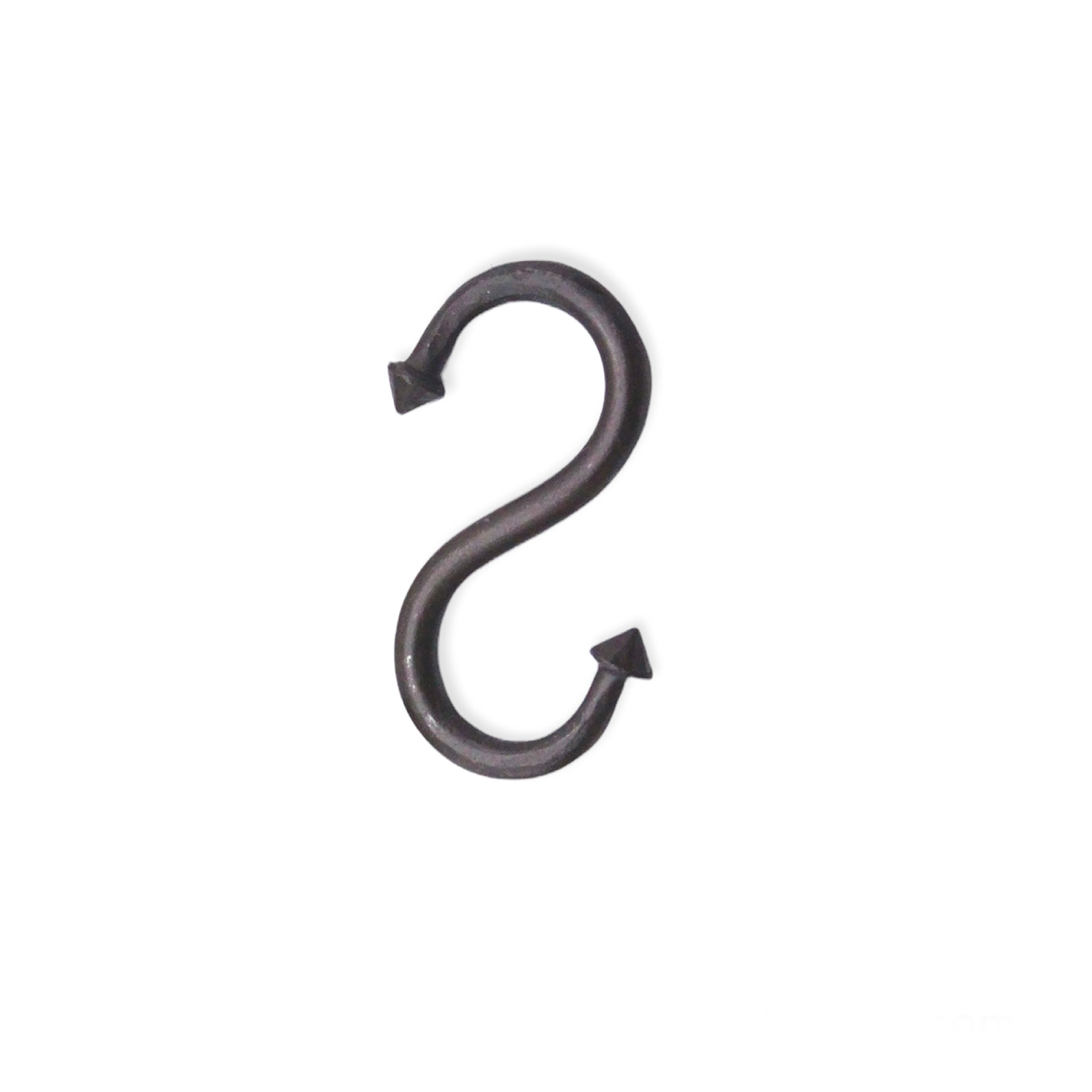 S- Hook Small Matt Black-Ferro Handforged Collection-Yester Home
