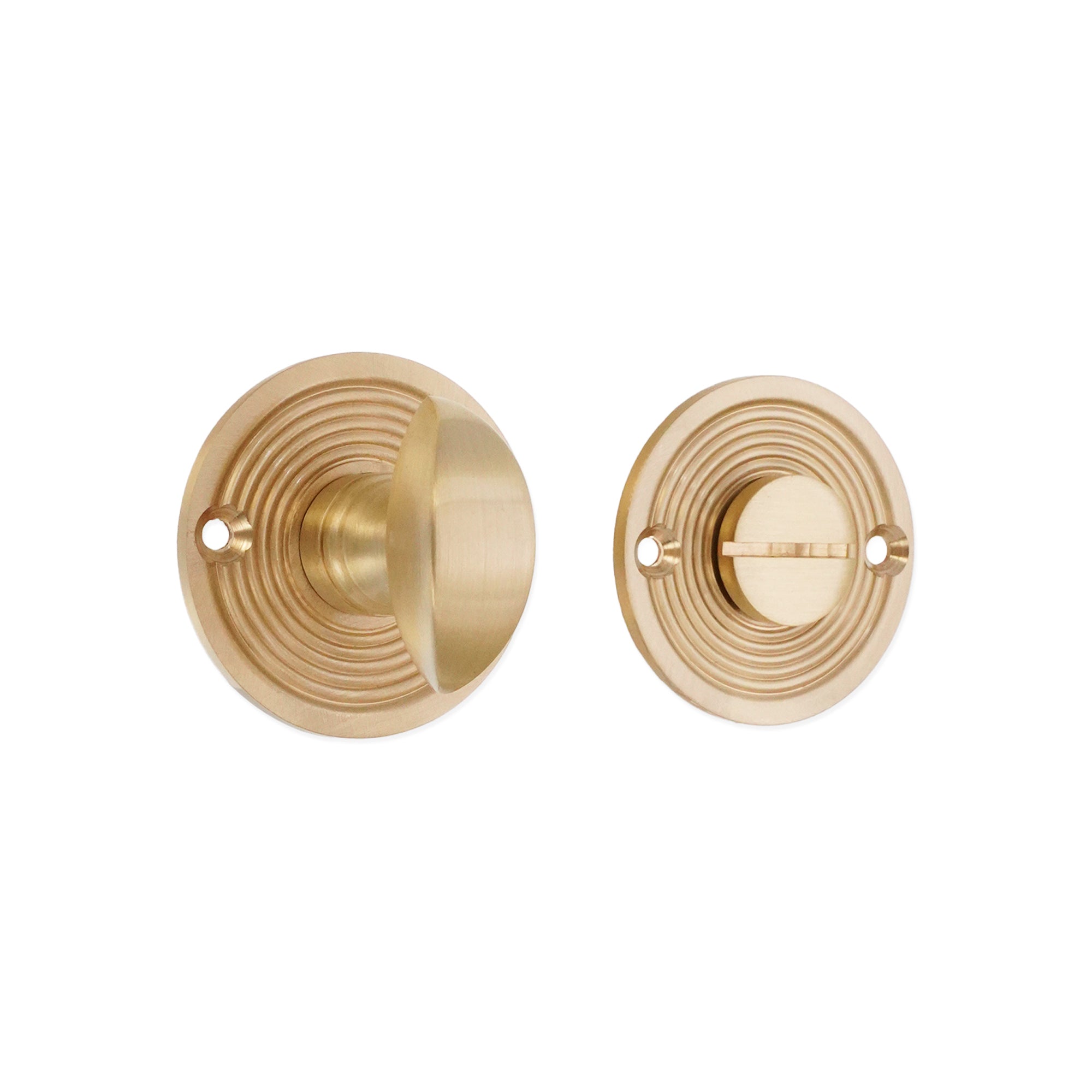 Beehive Turn & Release Satin Brass - Thumbturn - Spira Brass - Yester Home