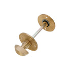 Beehive Turn & Release Satin Brass - Thumbturn - Spira Brass - Yester Home