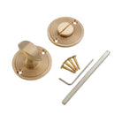 Beehive Turn & Release Satin Brass - Thumbturn - Spira Brass - Yester Home