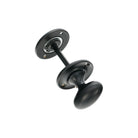 Slimline Turn & Release Matt Black - Thumbturn - Spira Brass - Yester Home