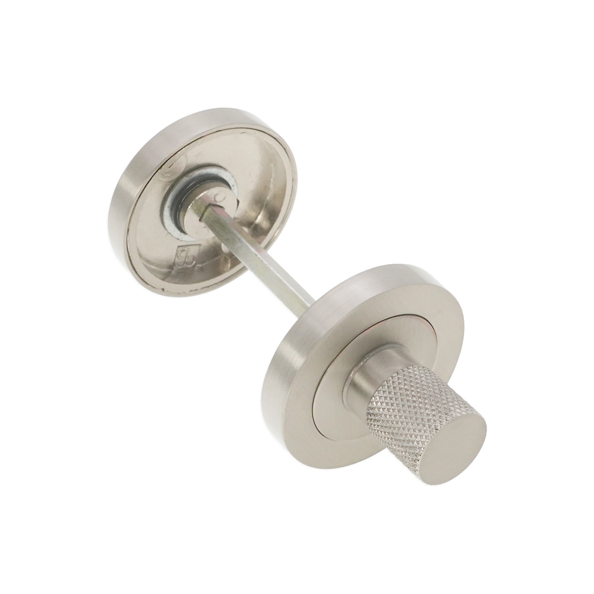 Connaught Knurled Turn & Release Satin Nickel - Thumbturn - Spira Brass - Yester Home
