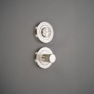 Connaught Knurled Turn & Release Satin Nickel - Thumbturn - Spira Brass - Yester Home