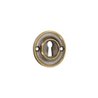 Slimline Standard Escutcheon Aged Brass - Escutcheon - Spira Brass - Yester Home