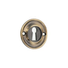 Slimline Standard Escutcheon Antique Brass - Escutcheon - Spira Brass - Yester Home
