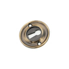 Slimline Standard Escutcheon Antique Brass - Escutcheon - Spira Brass - Yester Home