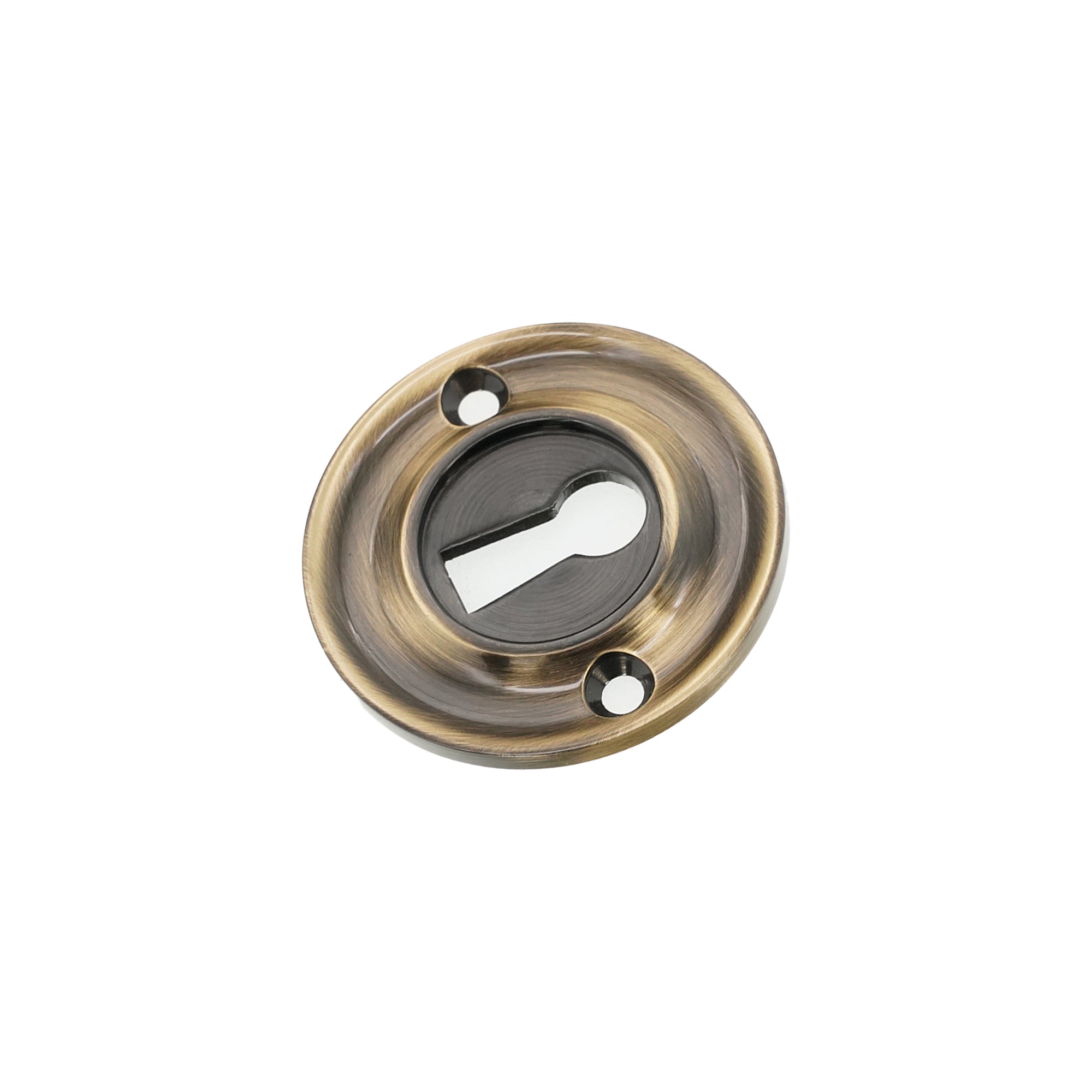 Slimline Standard Escutcheon Antique Brass - Escutcheon - Spira Brass - Yester Home