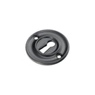 Slimline Standard Escutcheon Matt Black - Escutcheon - Spira Brass - Yester Home