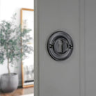 Slimline Standard Escutcheon Matt Black - Escutcheon - Spira Brass - Yester Home