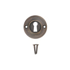 Slimline Standard Escutcheon Matt Antique - Escutcheon - Spira Brass - Yester Home