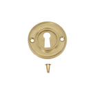 Slimline Standard Escutcheon Satin Brass - Escutcheon - Spira Brass - Yester Home
