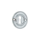 Slimline Standard Escutcheon Satin Chrome - Escutcheon - Spira Brass - Yester Home
