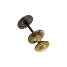 Slimline Turn & Release Aged Brass - Thumbturn - Spira Brass - Yester Home
