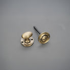 Slimline Turn & Release Antique Brass - Thumbturn - Spira Brass - Yester Home