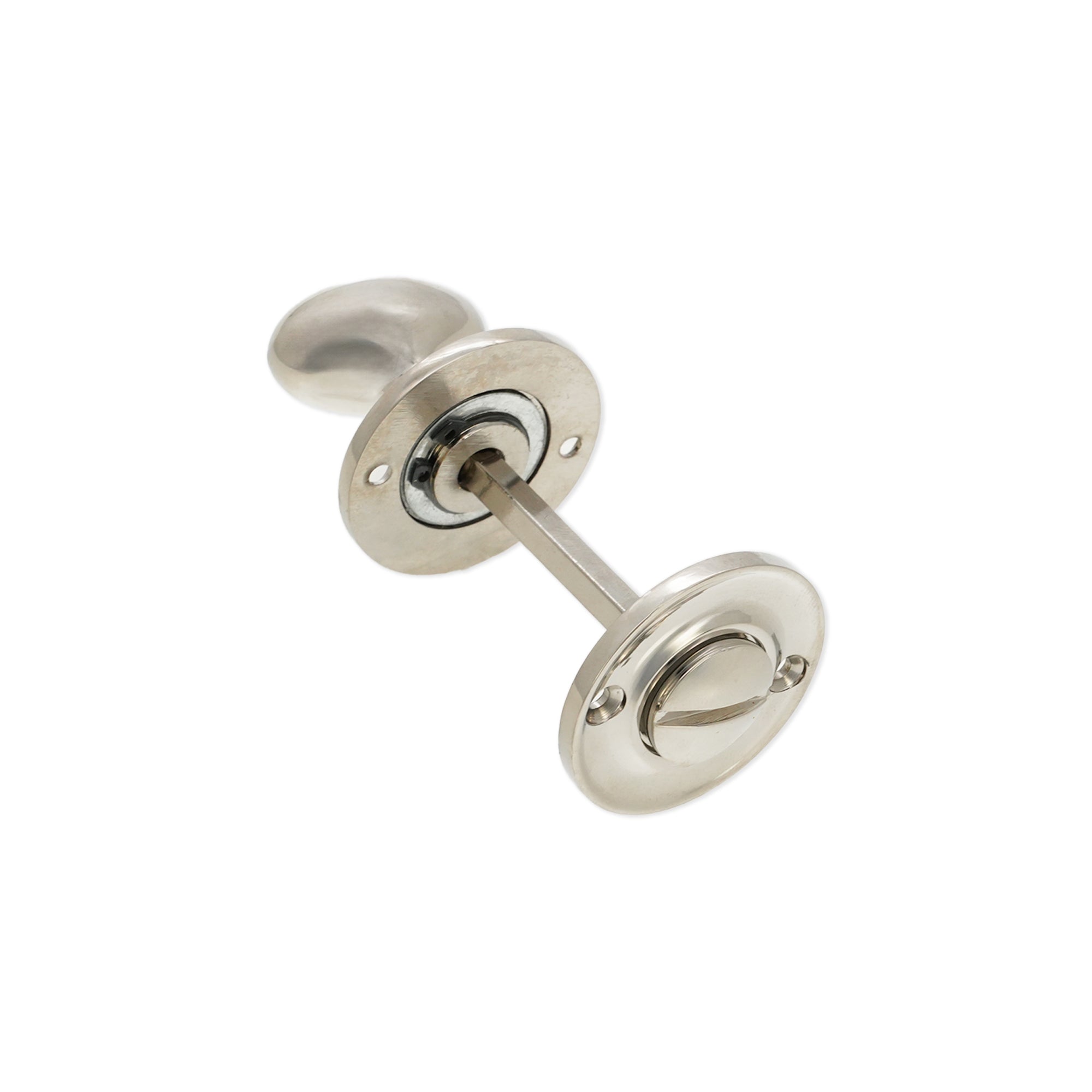 Slimline Turn & Release Polished Nickel - Thumbturn - Spira Brass - Yester Home