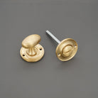 Slimline Turn & Release Satin Brass - Thumbturn - Spira Brass - Yester Home