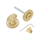 Slimline Turn & Release Satin Brass - Thumbturn - Spira Brass - Yester Home