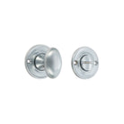 Slimline Turn & Release Satin Chrome - Thumbturn - Spira Brass - Yester Home