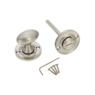 Slimline Turn & Release Satin Nickel - Thumbturn - Spira Brass - Yester Home