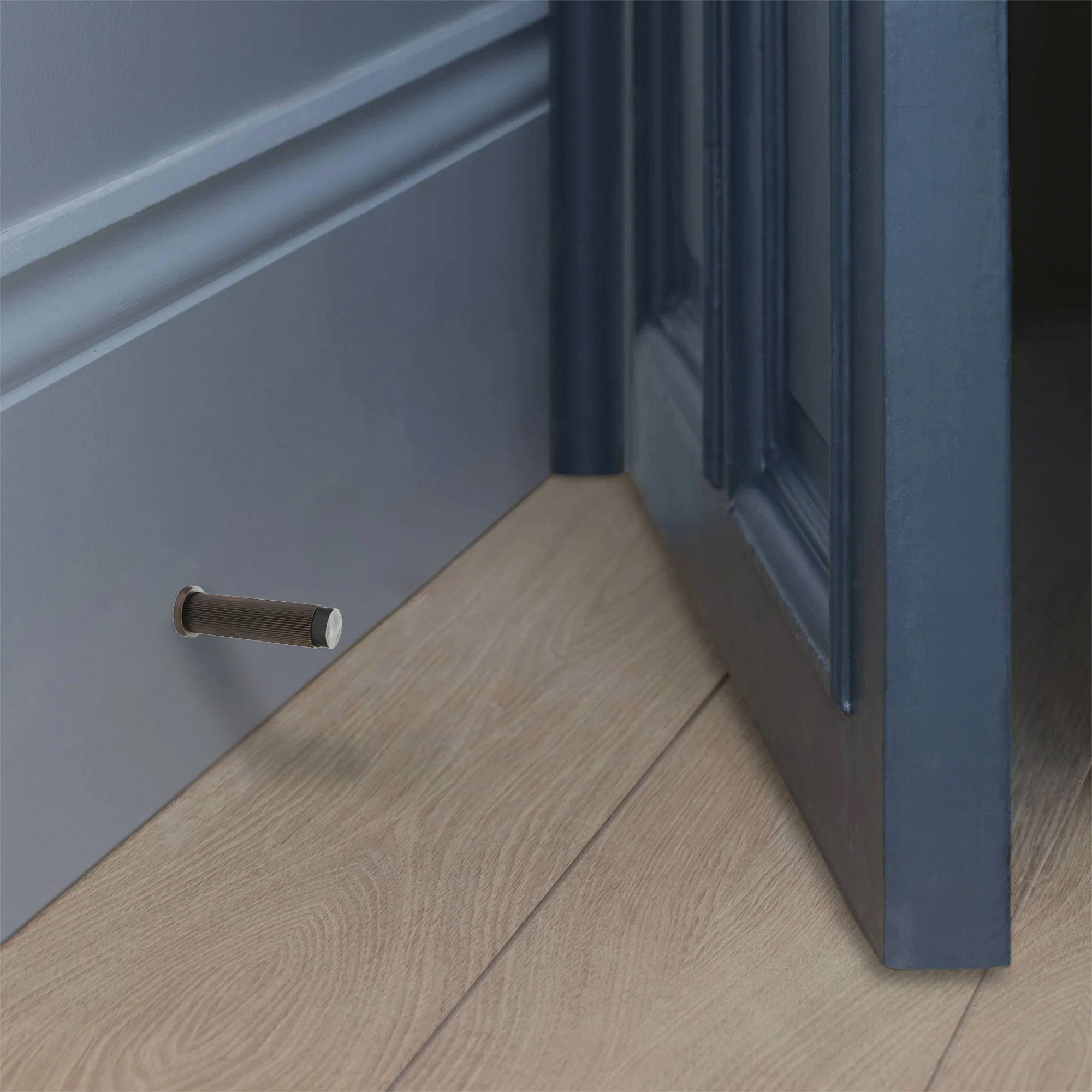 Connaught Linear Door Stopper Aged Bronze - Door Furniture - Spira Brass - Yester Home
