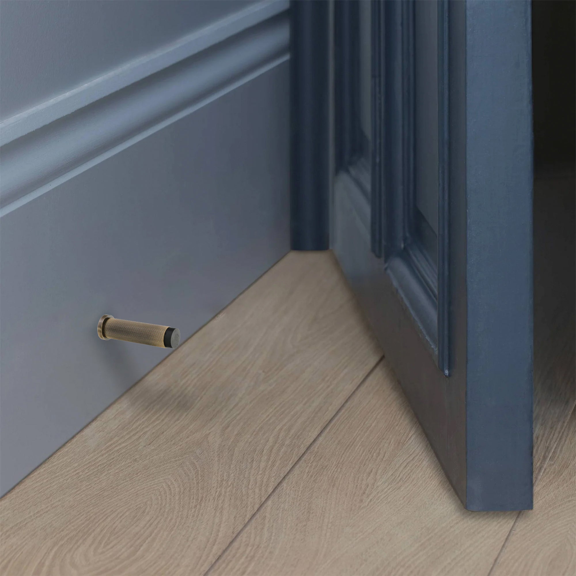 Connaught Linear Door Stopper Antique Brass - Door Furniture - Spira Brass - Yester Home