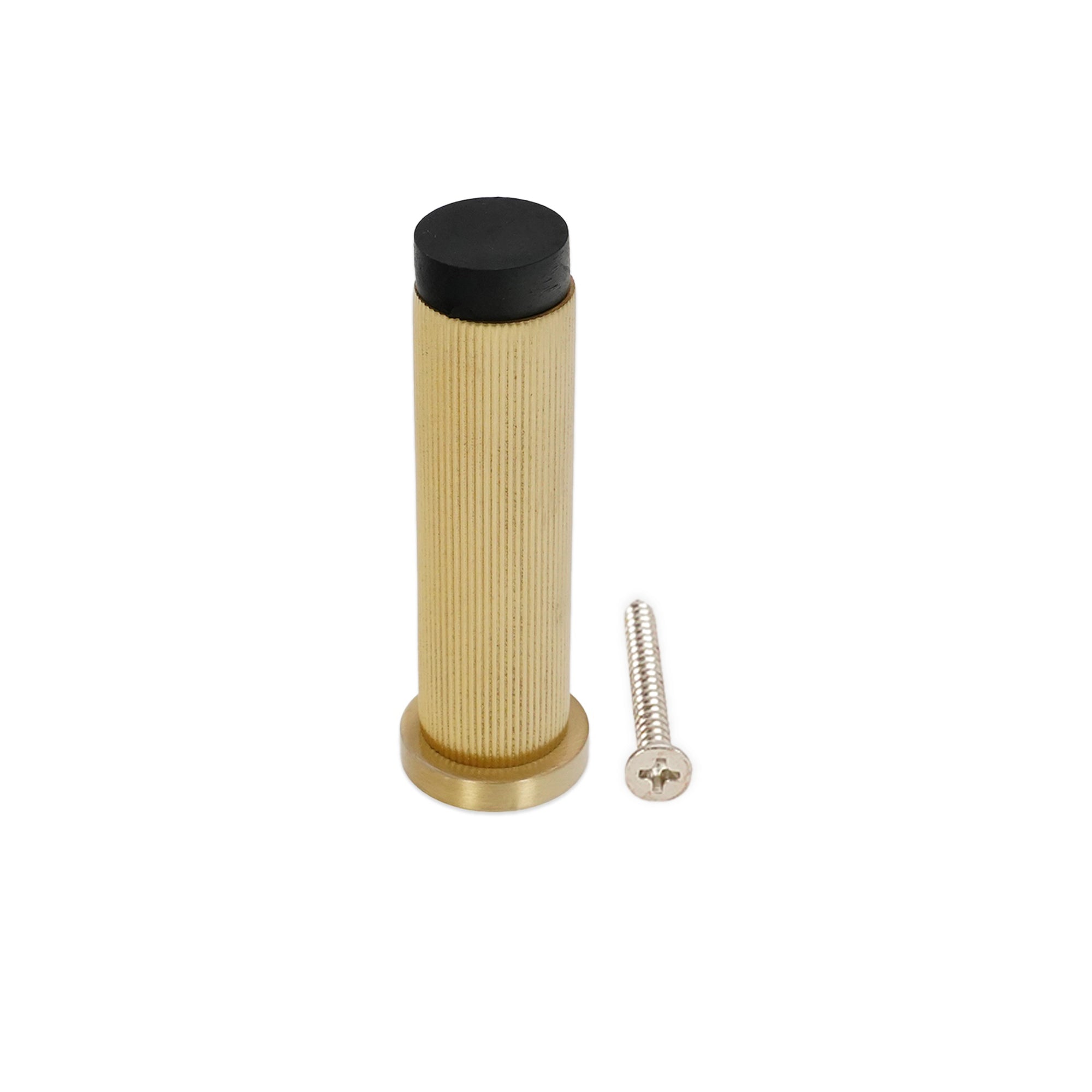Connaught Linear Door Stopper Satin Brass - Door Furniture - Spira Brass - Yester Home