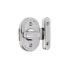 Delta Bathroom Latch Big Polished Chrome - Door Furniture - Spira Brass - Yester Home