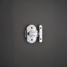 Delta Bathroom Latch Big Polished Chrome - Door Furniture - Spira Brass - Yester Home