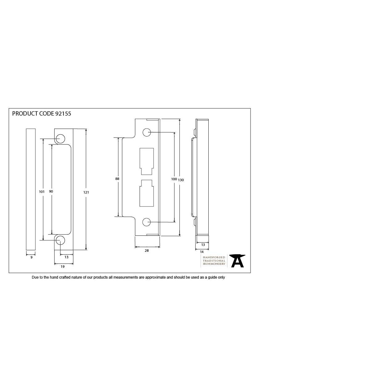 SS ½" Rebate Kit For 91112/91110 | From The Anvil-Horizontal Locks-Yester Home