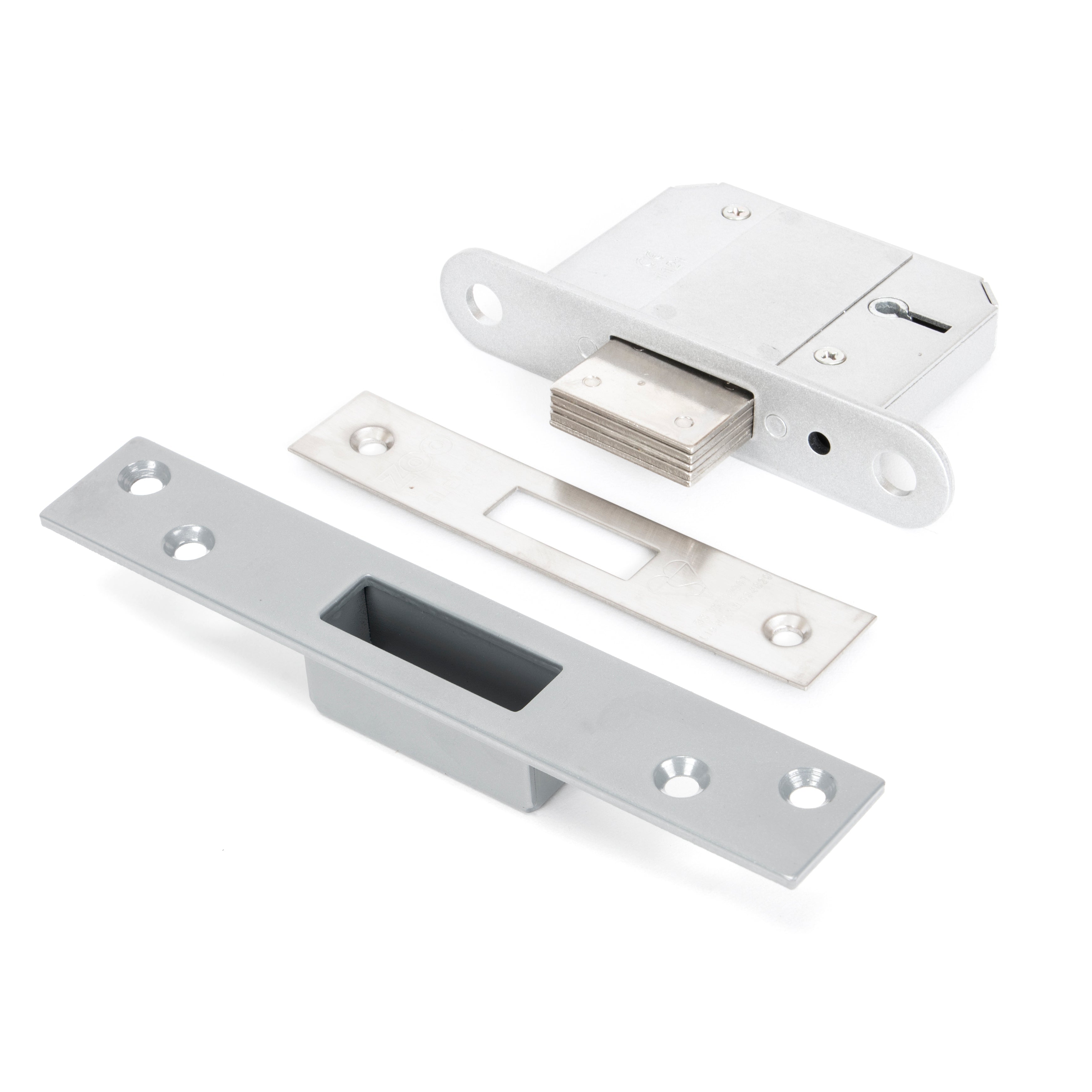 SS 2½" 5 Lever BS Deadlock KA | From The Anvil-Deadlocks & Deadbolts-Yester Home