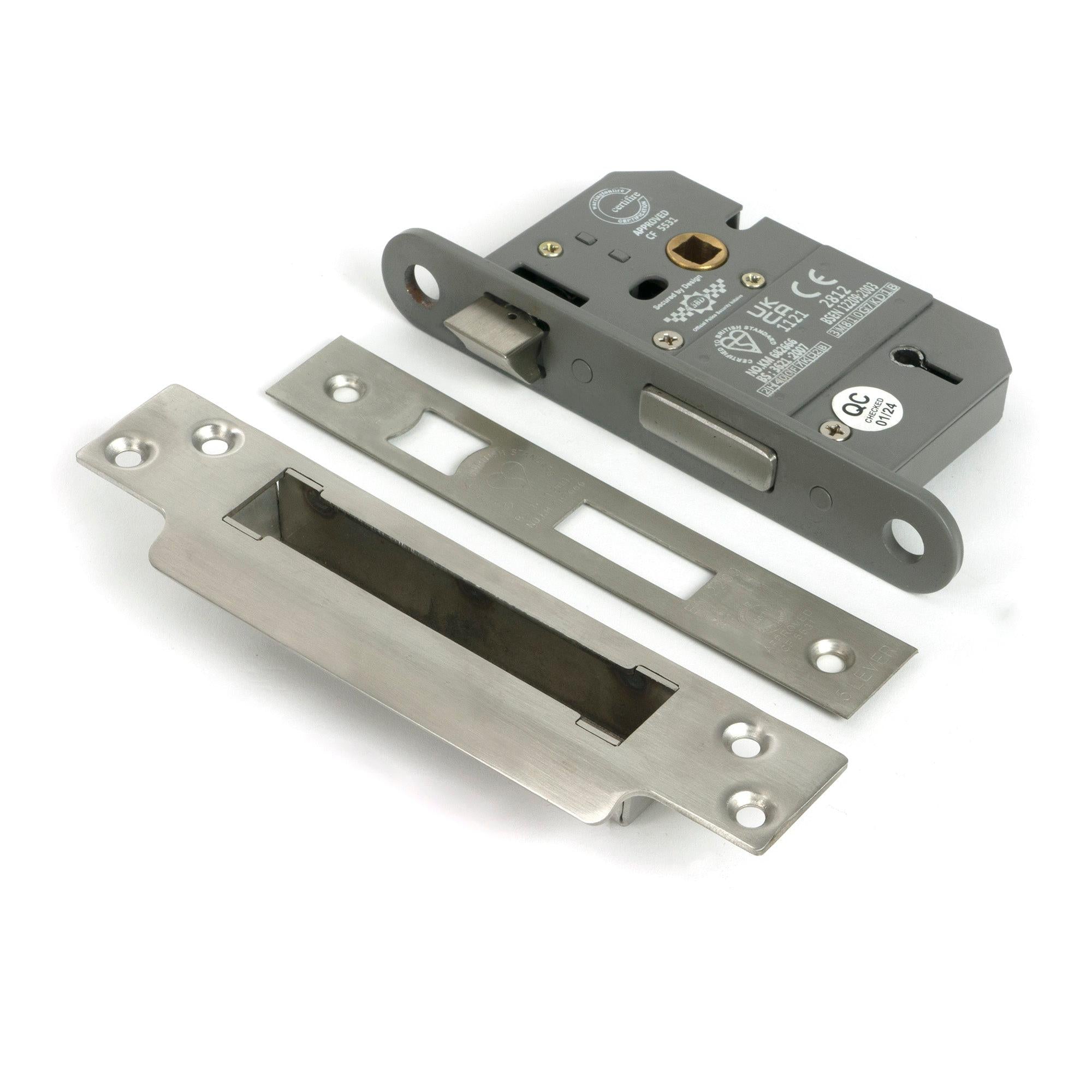 SS 2½" 5 Lever BS Sashlock | From The Anvil - Sash Locks - From The Anvil - Yester Home
