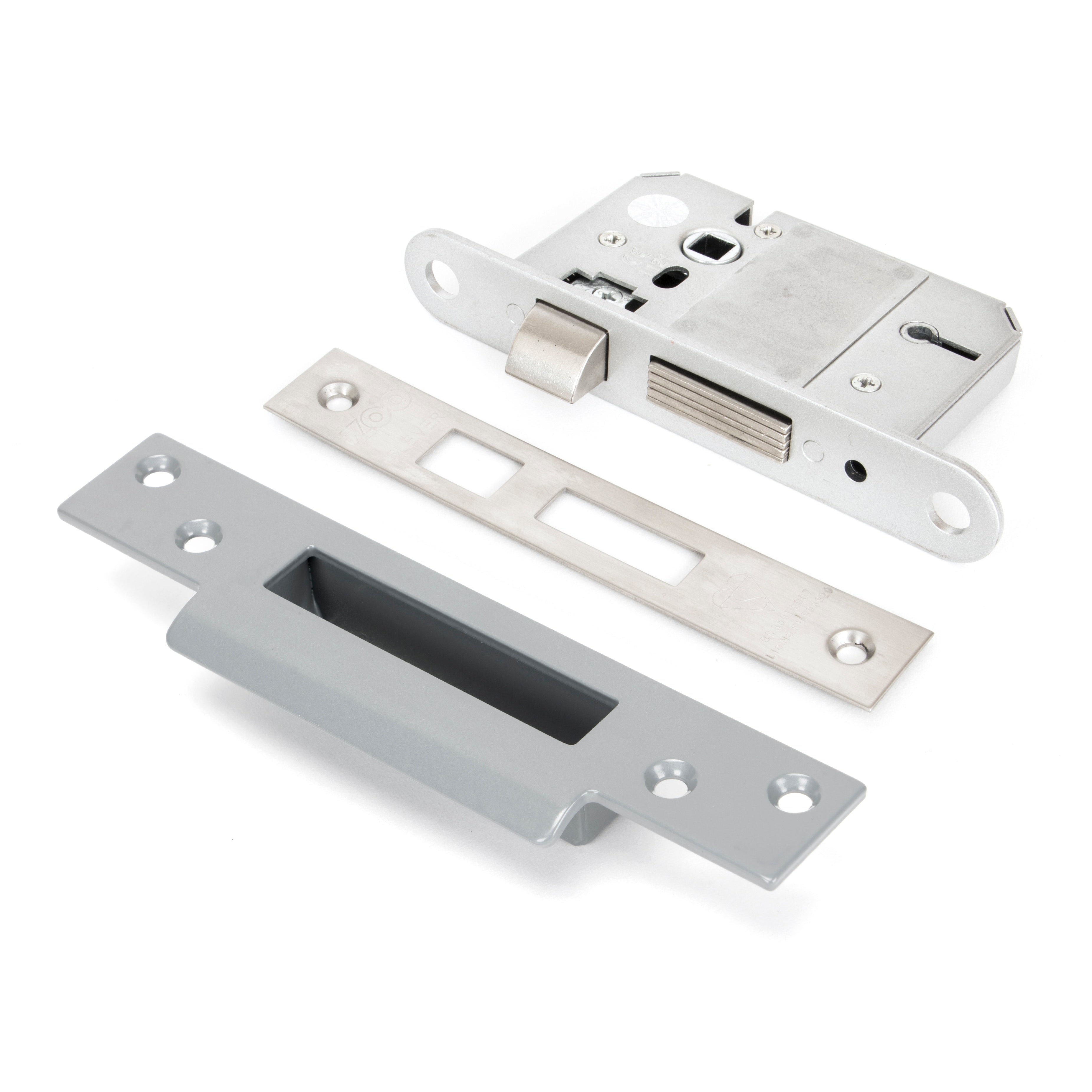 SS 2½" 5 Lever BS Sashlock | From The Anvil-Sash Locks-Yester Home