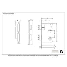 SS 60mm Backset 72mm Centre - Euro Sashlock | From The Anvil-Euro Locks-Yester Home