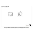 SS Corner Shoot Bolt Keeps (PR) | From The Anvil-Multi-Point Locks-Yester Home