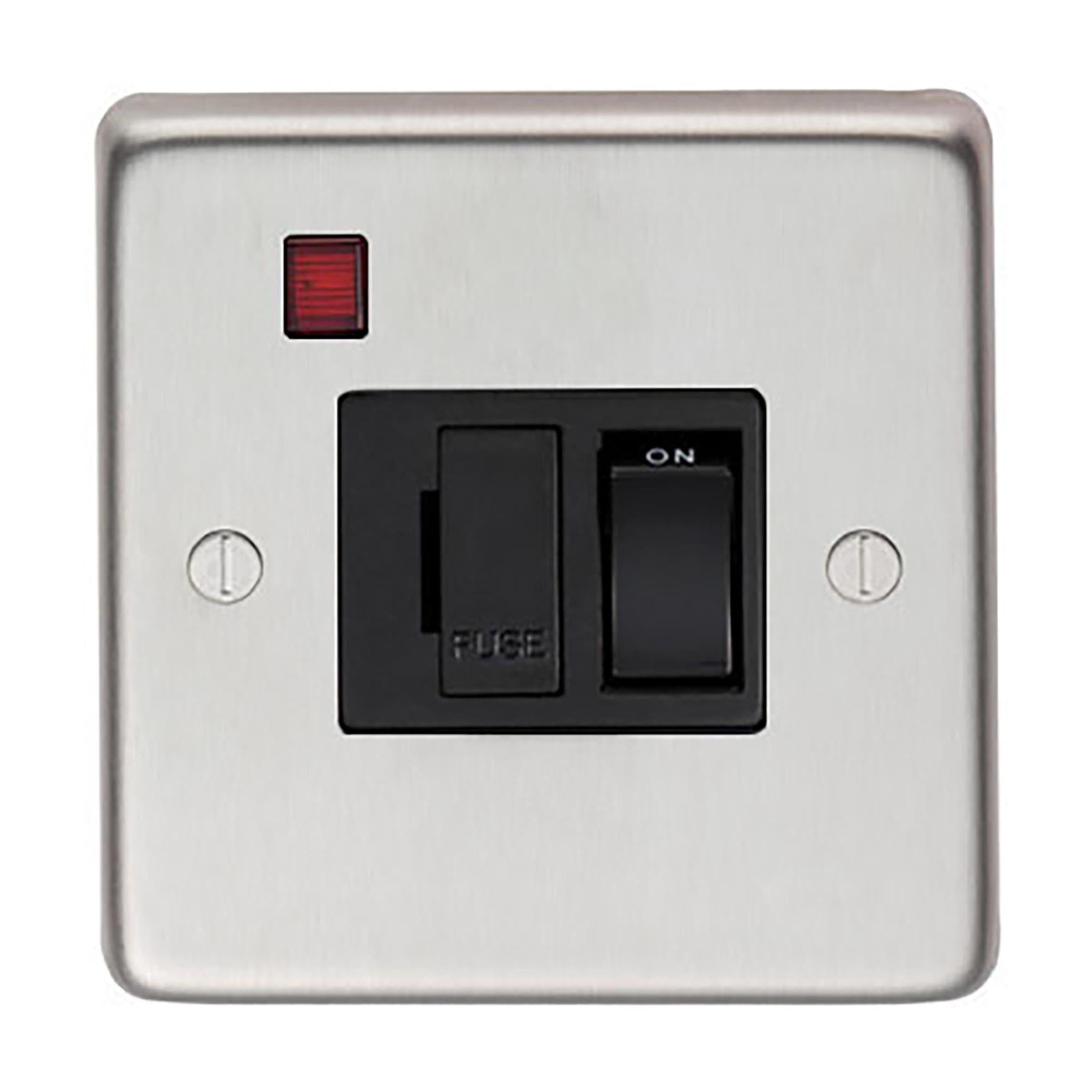 SSS 13 Amp Fused Switch + Neon | From The Anvil - Electrical Switches & Sockets - From The Anvil - Yester Home