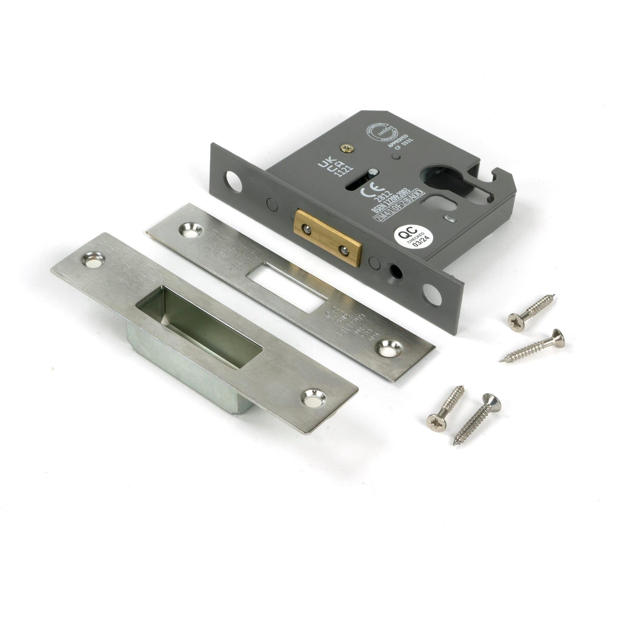 SSS 3" Euro Profile Dead Lock | From The Anvil - Deadlocks & Deadbolts - From The Anvil - Yester Home
