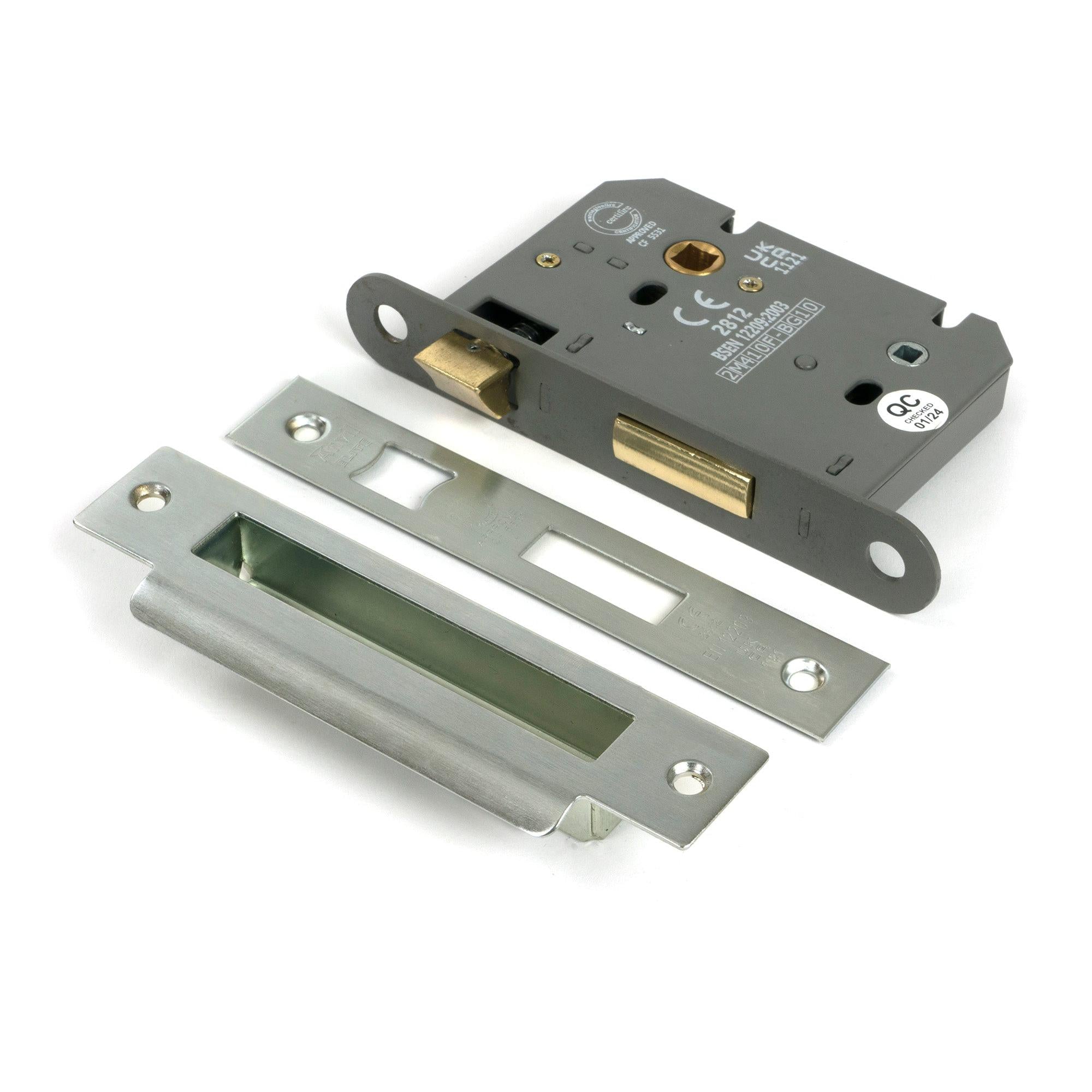SSS 3" Heavy Duty Bathroom Mortice Lock | From The Anvil - Bathroom Locks - From The Anvil - Yester Home