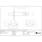 SSS 4" Heavy Duty Latch | From The Anvil - Latches - From The Anvil - Yester Home