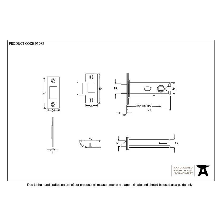 SSS 5" Heavy Duty Latch | From The Anvil-Latches-Yester Home