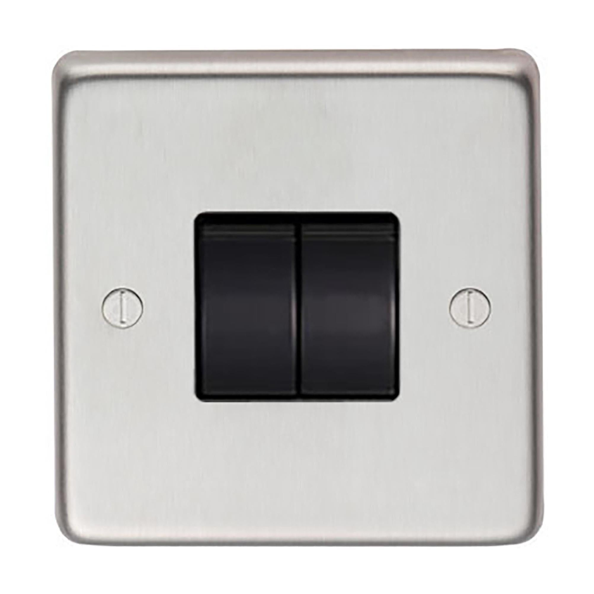 SSS Double 10 Amp Switch | From The Anvil - Electrical Switches & Sockets - From The Anvil - Yester Home