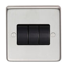 SSS Triple 10 Amp Switch | From The Anvil - Electrical Switches & Sockets - From The Anvil - Yester Home