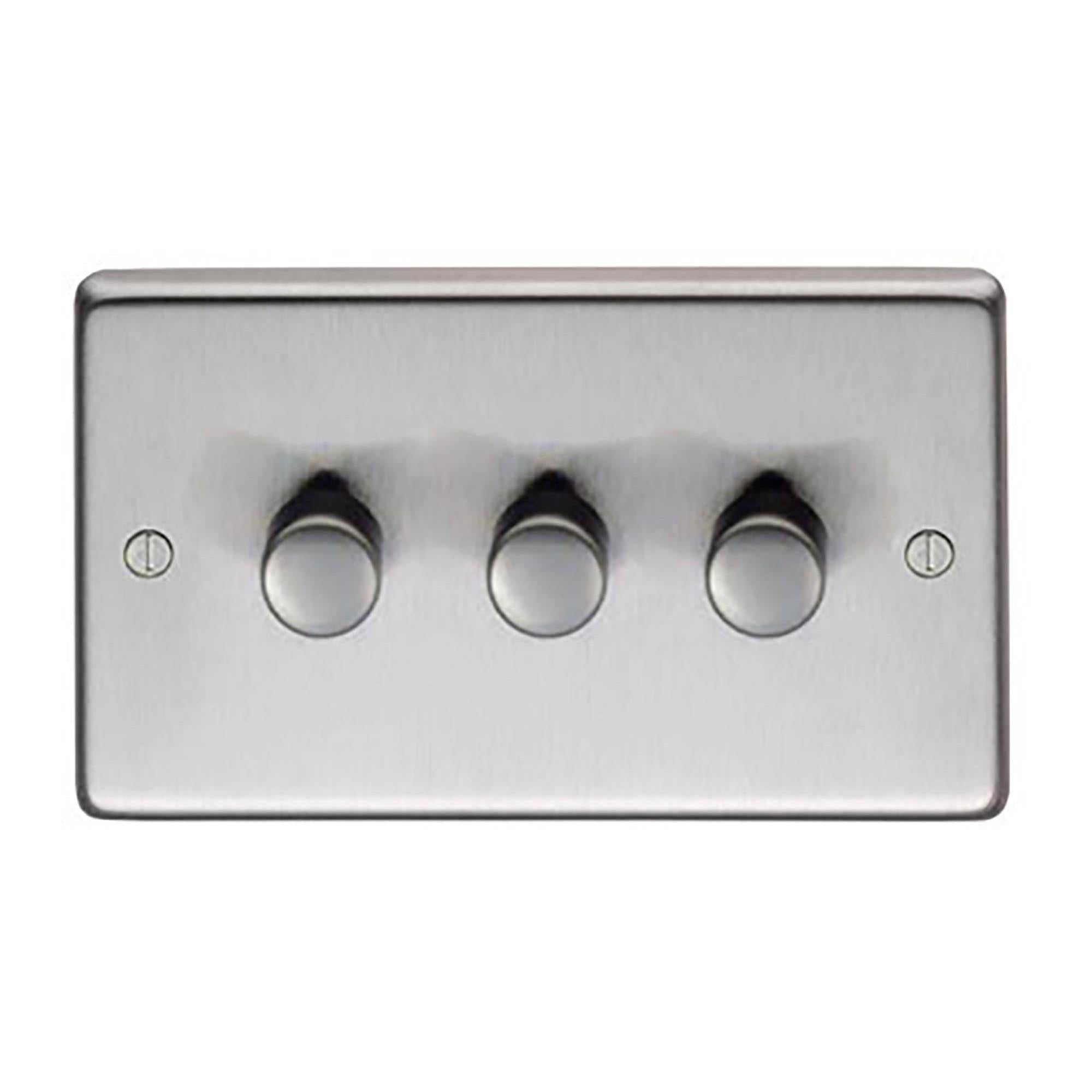 SSS Triple LED Dimmer Switch | From The Anvil - Electrical Switches & Sockets - From The Anvil - Yester Home