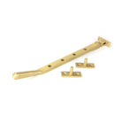 Satin Brass 10" Newbury Stay | From The Anvil-Stays-Yester Home