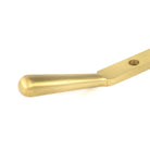 Satin Brass 12" Newbury Stay | From The Anvil - Stays - From The Anvil - Yester Home