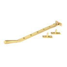 Satin Brass 12" Newbury Stay | From The Anvil-Stays-Yester Home