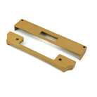Satin Brass ½" Rebate Kit for Euro Dead Lock - Deadlocks & Deadbolts - From The Anvil - Yester Home