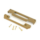 Satin Brass ½" Rebate Kit for Euro Sash Lock - Euro Locks - From The Anvil - Yester Home